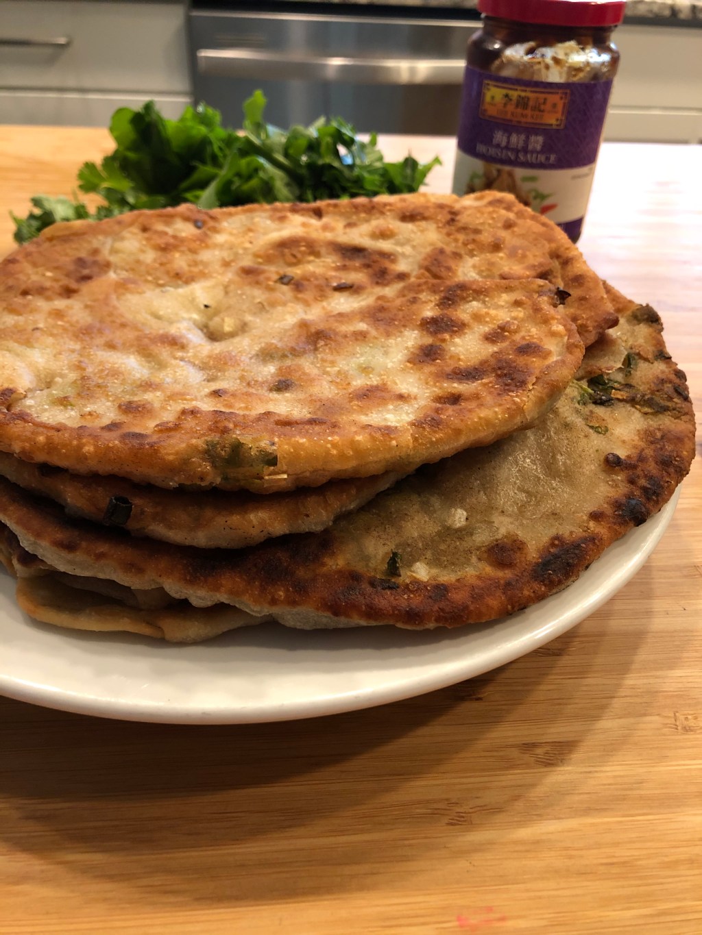 Simply a Scallion&nbsp;Pancake